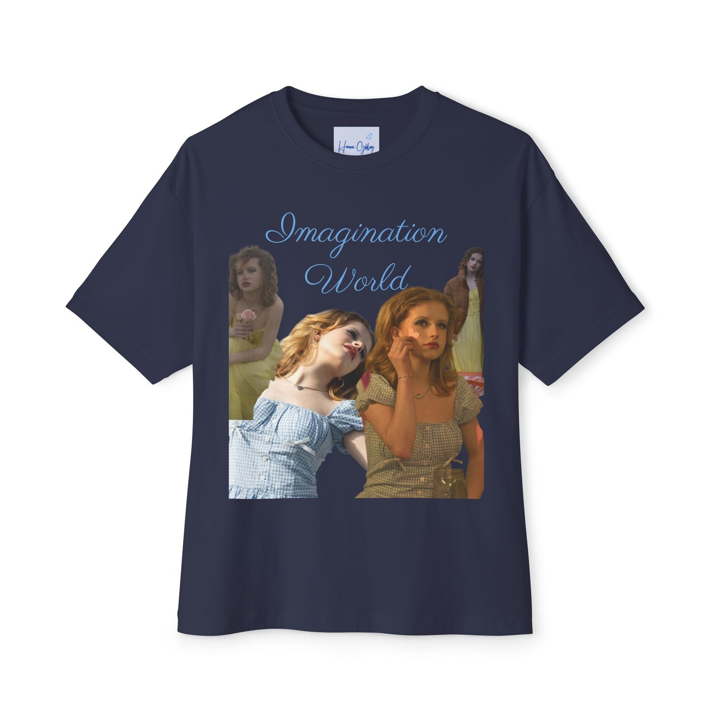 Imagination World CollageOversized Tee