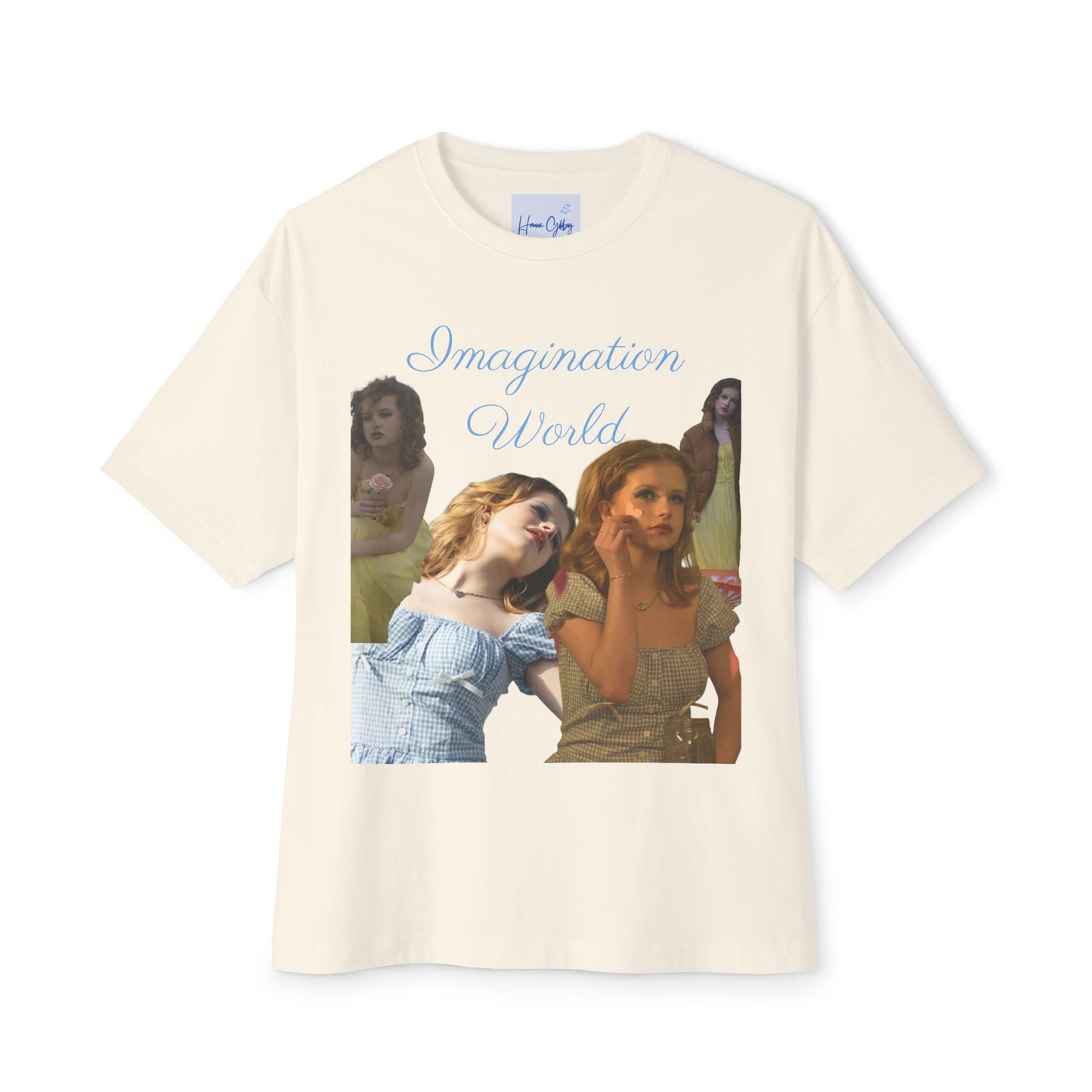 Imagination World CollageOversized Tee