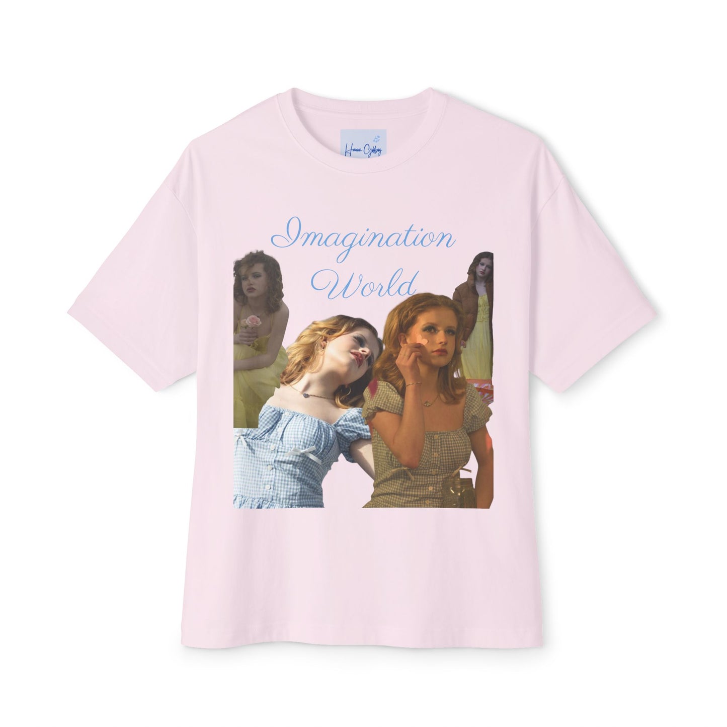 Imagination World CollageOversized Tee